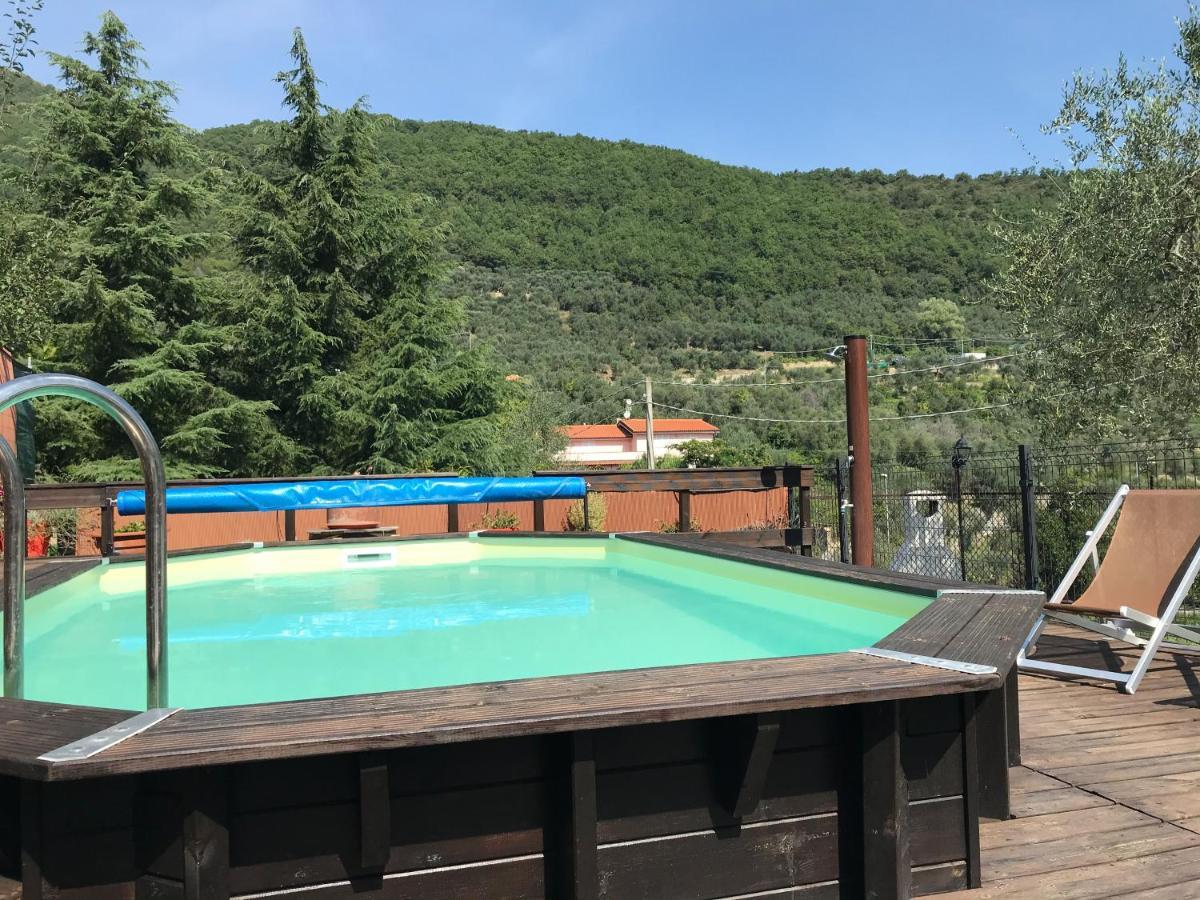 Casa Ginni Con Piscina E Giardino Caravonica Exterior photo